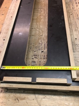 Направляющая для строгального станка по дереву 100х100см.