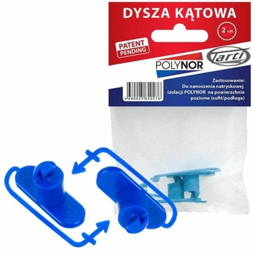 POLYNOR Dysze kątowe do izolacji natryskowej 2szt