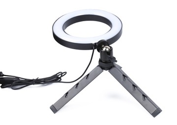 СВЕТОДИОДНАЯ КОЛЬЦЕВАЯ ЛАМПА ДЛЯ МАКИЯЖА ШТАТИВ ДЛЯ СЕЛФИ
