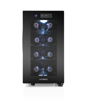 WINIARKA NA 8 BUTELEK LODÓWKA 23L CHŁODZIARKA DO WIN NAPOJÓW LED HYUNDAI