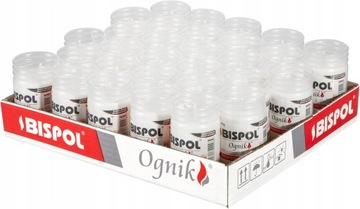 Wkłady do zniczy Bispol Ognik WP0 (1,5 dnia) opak. 30 szt.