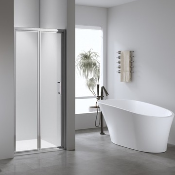 SH09A ДУШЕВАЯ ДВЕРЬ ХРОМ 80 СМ 5 ММ