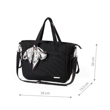 BabyOno CARMEN MOM'S ПРОГУЛЯЮЩАЯ СУМКА-ОРГАНИЗАТОР ДЛЯ КОЛЯСКИ ЧЕРНАЯ 1571/01