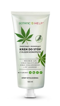 Botanic Help 100 ml krem do stóp z olejem konopnym