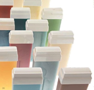 Запасной картридж с воском DIMAX, широкий рулон, желтый