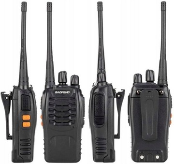 2X РАЦИЯ, КОРОТКОВОЛНОВЫЕ РАДИОФОНЫ BAOFENG ДАЛЬНЕГО ДИАПАЗОНА + НАУШНИКИ