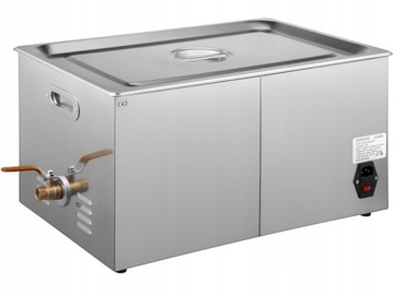 Цифровой ультразвуковой очиститель VEVOR 30L из нержавеющей стали с таймером и нагревателем