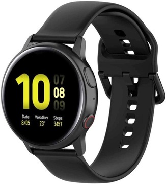 CZARNY pasek SAMSUNG GALAXY WATCH ACTIVE 2 44mm S