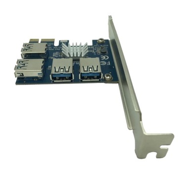 Адаптер порта Riser PCI-E 4x USB RISER SPLITTER V1