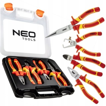 НАБОР ЩИПЦОВ ДЛЯ ЭЛЕКТРИКА NEO Tools 1000В 4 шт. 160мм КОРПУС 01-236