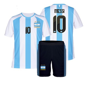 Комплект MESSI ARGENTINA, рубашка, шорты, носки, размер 134.