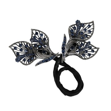 Hair Bun Tool Hairstyle Shaper Effortlessly Fashion Elegant for Thin Blue
