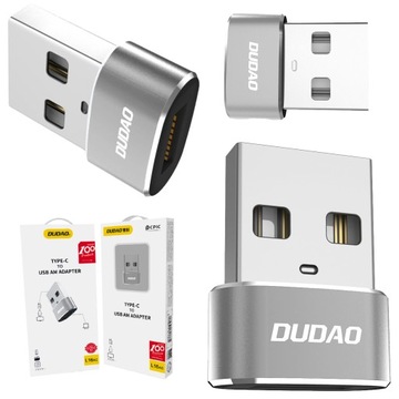 DUDAO MINI ADAPTER Przejściówka ze złącza USB TYP-C na USB JAKOŚĆ USB-C
