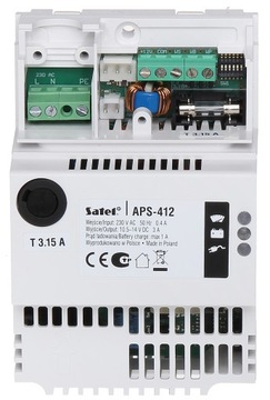 КОММУТАЦИОННЫЙ БУФЕРНЫЙ ИСТОЧНИК ПИТАНИЯ APS-412 SATEL 12V ABCV
