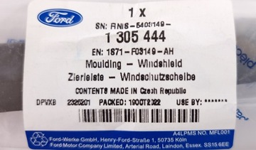 НАКЛАДКА ПЕРЕДНЕГО ОКНА MONDEO Mk3 ПРАВАЯ 1305444 OE