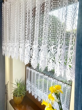 Zazdrostka Gipiura Biała Firanka Do Pokoju Do Kuchni Na Wymiar 70 wys