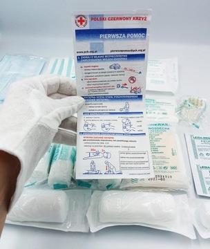 WYPOSAŻENIE DO APTECZKI PIERWSZEJ POMOCY DIN 13164