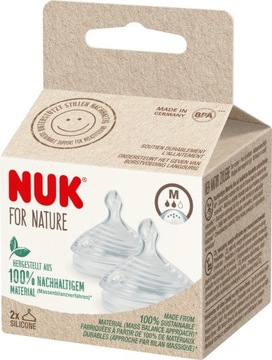 Smoczki antykolkowe Nuk 124026 For Nature 2 sztuki