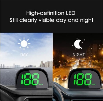 БЕЛЫЙ Цифровой GPS-спидометр Скорость км/ч Дисплей + кабель