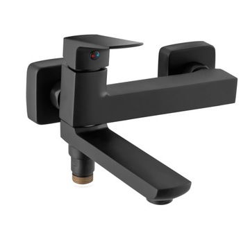 FERRO BATERIA WANNOWA CZARNA ZE SKŁADANĄ WYLEWKĄ