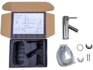 Kran do łazienki bateria umywalkowa chrom CE 30cm