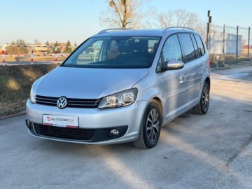 Volkswagen Touran II 1.6 TDI 105KM 2014 Volkswagen Touran Raty Panorama Automat DSG Klimatronic Navi 7 osobowy Za, zdjęcie 2
