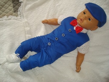 КОМПЛЕКТ ЖИЛЕТ ОДЕЖДЫ /КРЕЩЕНИЕ/СВАДЬБА/ 68