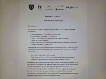 Peugeot 3008 II Crossover Facelifting  1.2 PureTech 130KM 2022 Peugeot 3008 1.2 PureTech GT EAT8 130KM SalonPL Gwarancja Dealer 1.2 130KM, zdjęcie 34