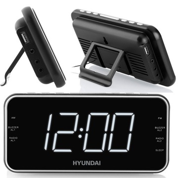 RADIOBUDZIK HYUNDAI RADIO FM AM BUDZIK ZEGAREK USB