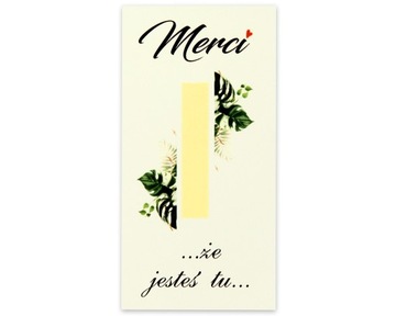 Благодарность гостям MERCI крещенское причастие 10 шт.
