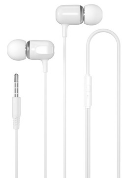 Słuchawki Stereo z Mikrofonem Przewód 1,2 Jack 3,5