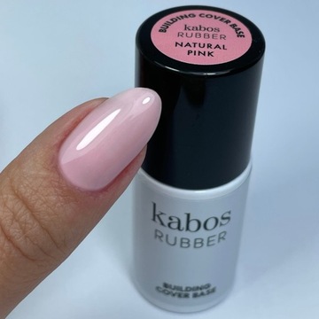 Kabos Natural Pink, 8 мл, резиновая основа для строительного покрытия