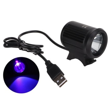 Latarka 6-10W zasilana przez USB 395nm utwardzana