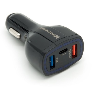 Ładowarka 3.5A 35W 3xUSB 12V 24V DO TELEFONU