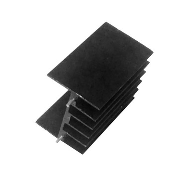 10 czarnego, wytłaczanego aluminiowego