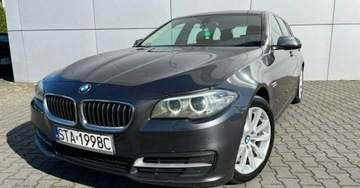 BMW Seria 5 F10-F11 Touring Facelifting 520d 190KM 2016 BMW Seria 5 Zadbany Duza Navi Czujniki Automat 2.0 Diesel 190KM, zdjęcie 1