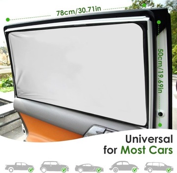 НАБОР МАГНИТНЫХ СОЛНЦЕЗАЩИТНЫХ КОВРИКОВ ДЛЯ ЗАДНИХ СТЕКЛА АВТОМОБИЛЯ