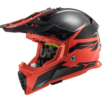 KASK LS2 FAST EVO ROAR RED BLACK MATT rozmiar 3XL