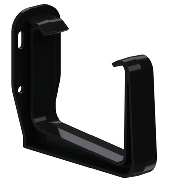 KROP PVC UCHWYT DOCZ RYNNY KWADRATOWEJ 135 CZARNY