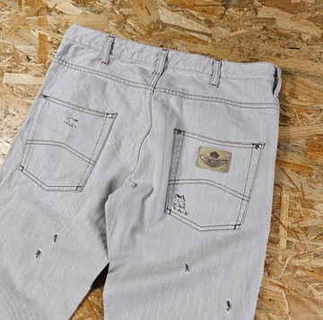 Spodnie Jeansowe ARMANI JEANS Designerskie Dżinsowe Slim 31