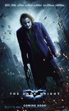 Joker Batman Mroczny Rycerz - plakat 68x98 cm