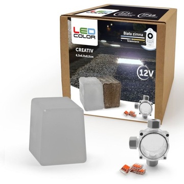 Oprawa najazdowa LED 12V Kostka Creative BZ 5300K