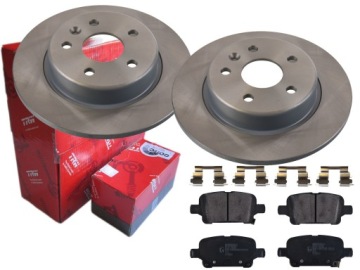 TARCZE KLOCKI TRW TYŁ OPEL ASTRA V 264MM