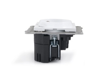 Одинарная электрическая розетка 2x USB Белый