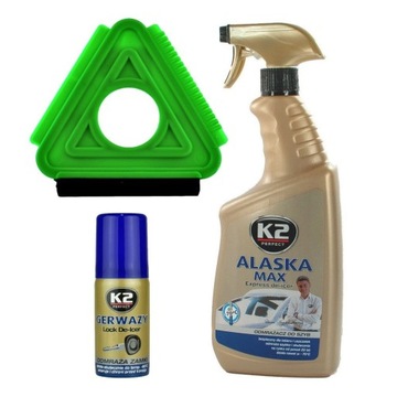 Odmrażacz do szyb 700ml do zamków skrobaczka