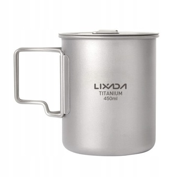Lekki tytanowy kubek na wodę 450 ml