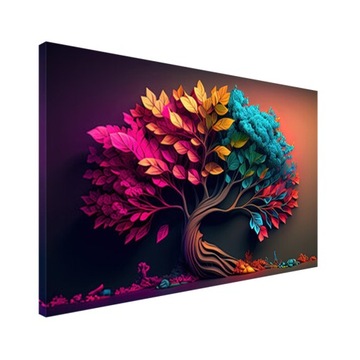 Obraz na płótnie CANVAS 100x70 Magiczne drzewo