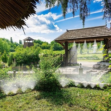 КОМПЛЕКТ ДЛЯ ПОЛИВА АВТОМАТИЧЕСКИХ РАСТЕНИЙ САДОВЫЙ ШЛАНГ 25м