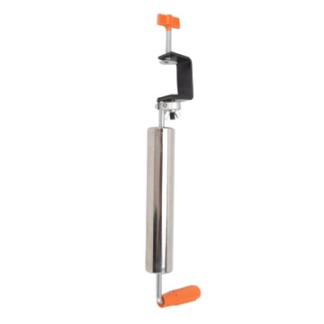 Скалка из нержавеющей стали, вращающаяся на 360°, для хлеба и пиццы.