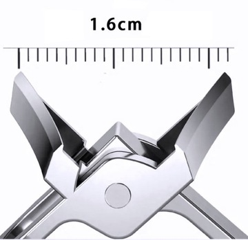 НАСОСНЫЕ ЗАЖИМЫ ДЛЯ ТОЛСТЫХ ТВЕРДЫХ НОГТЕЙ, противоскользящие кусачки № Cp7.